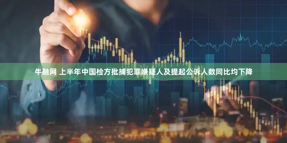 牛融网 上半年中国检方批捕犯罪嫌疑人及提起公诉人数同比均下降